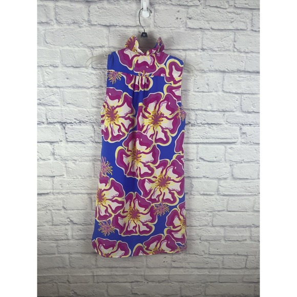 Southern Frock Resort Wear Beachy Colorful Feminine Shift Dress Size XS - Picture 7 of 11